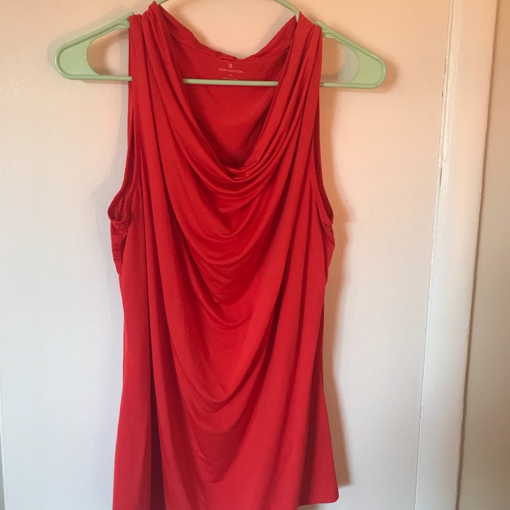 FINAL PRICE Red/orange Worthington Top